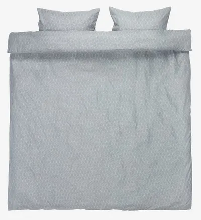 Set posteljine ASLI mikrovl. 200x220 pepelj.plava