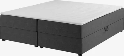 Boxspring krevet 160x200cm SKOLLA STORAGE siva-40 tvrd