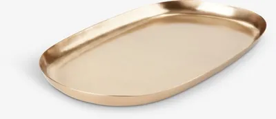 Ukrasni poslužavnik NIELSEN Š17xD30cm brončana
