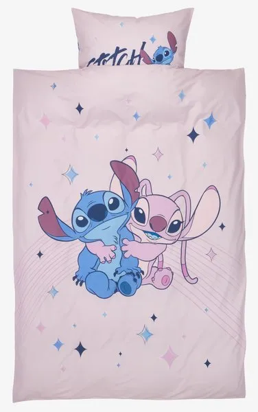 Set posteljine STITCH 140x200 roza