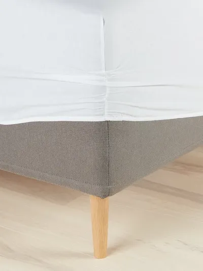 Plahta s gumicom BENTE 90x200x30 bijela