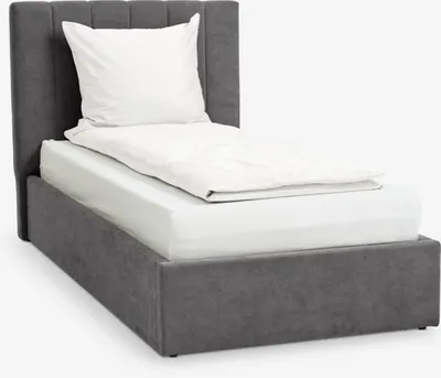 Okvir kreveta HASLEV 90x200 tamnosiva tk
