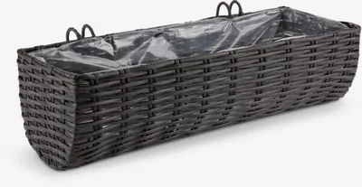 Balk.saksija STEINTROST Š18xD50xV16 cm crna