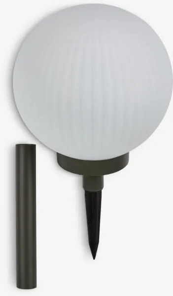 Solarna lampa HAUKUGLE Ø18xV46cm bijela