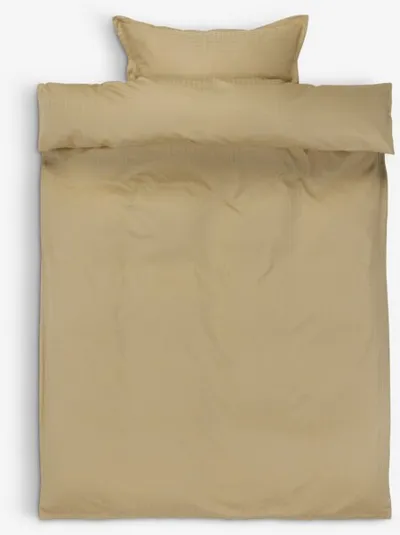 Set satenske posteljine INGEBORG 140x200 svijetlo khaki