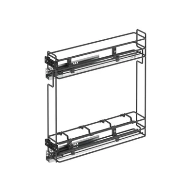 Apoteka niska, SOFT-CLOSE, STARAX, antracit – Contego d.o.o.