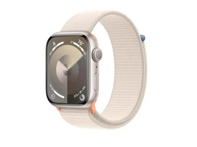 APPLE WATCH S9 45mm STARLIGHT AC SPORT BAND MR973SE_A