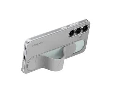 Samsung Galaxy S25 Standing Grip Case Gray maska
