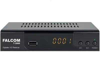 Falcom zemaljski prijemnik T-3000 DVB-T_T2, HEVC, HDMI, USB
