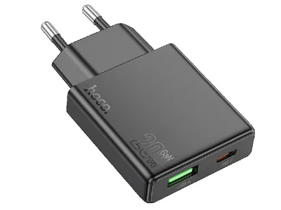 Hoco brzi punjač kućni N38 Delgado PD20W+QC3.0 Dual Port