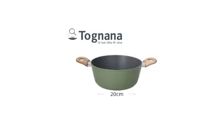 KASEROLA SA 2 RUCKE STONE SAGE 20CM TOGNANA