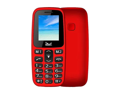 MeanIT mobilni telefon Veteran I, crveni