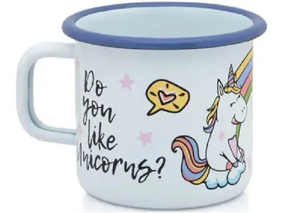 Metalac lončić Mini M Unicorn 8cm, 370ml