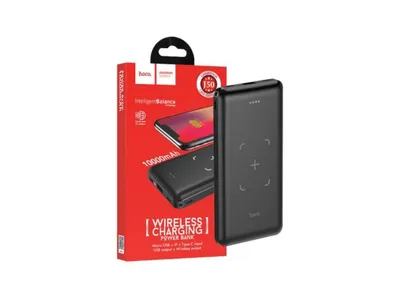 PUNJAČ PRIJENOSNI HOCO J50 SURF USB+BEŽIČNI 10000mAh