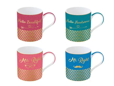 SOLJE 350 ML MR &amp; MRS GLITTER COLOUR