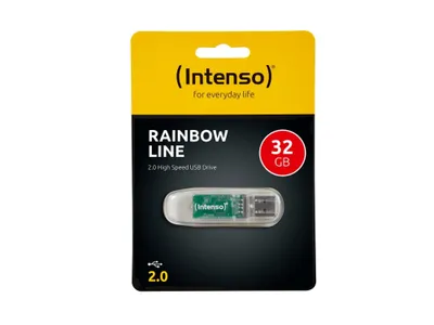 USB FLASH DISK 32GB HI-SPEED USB 2.0 RAINBOW-INTENSO