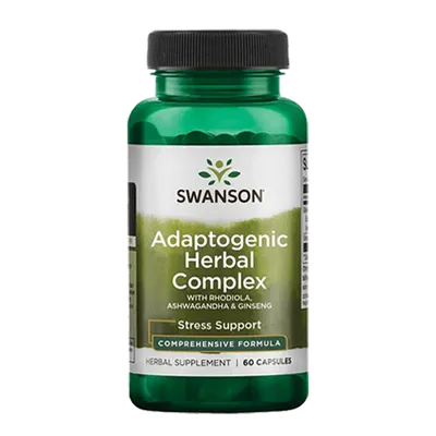 ADAPTOGENIC HERBAL COMPLEX WITH RHODIOLA ASHWGNDHA GINSENG