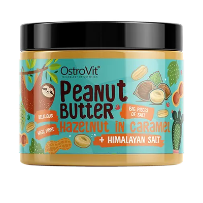PEANUT BUTTER HAZELNUT CARAMEL+HIMALAYAN SALT 500g