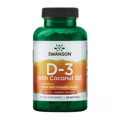 VITAMIN D-3 5000IU WITH COCONUT OIL