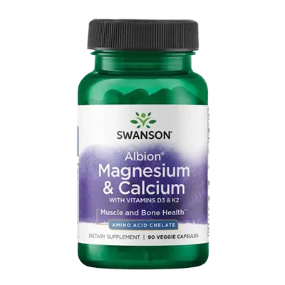 ALBION MAGNESIUM & CALCIUM WITH VITAMINS D3 & K2