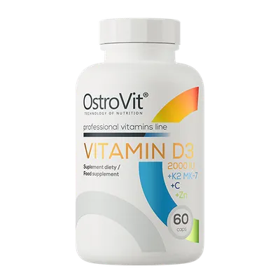 VITAMIN D3 2000 IU + K2 MK-7 + C + ZINC