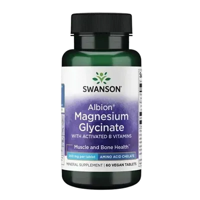 ALBION MAGNESIUM GLYCINATE WITH ACTIVATED B VITAMINS