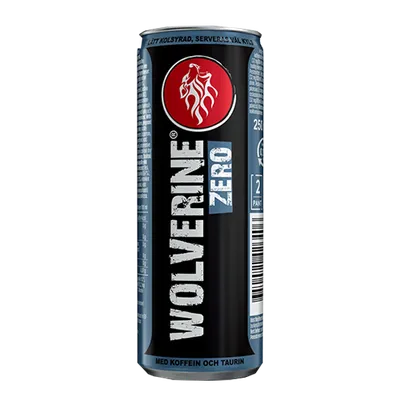 WOLVERINE ENERGY DRINK  ZERO SUGAR 250ml