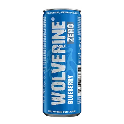 WOLVERINE ENERGY DRINK  ZERO SUGAR 250ml