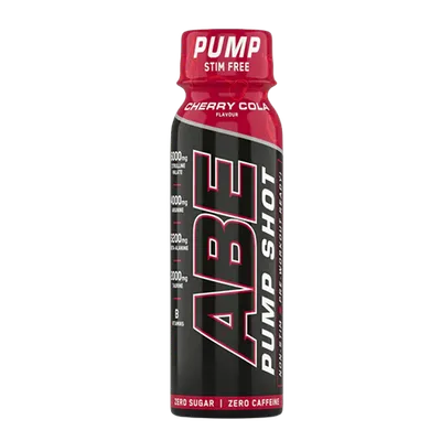 ABE PUMP PRE WORKOUT SHOTS - STIM FREE 100ml
