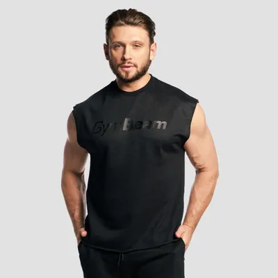 Majica bez rukava Apex Black - GymBeam