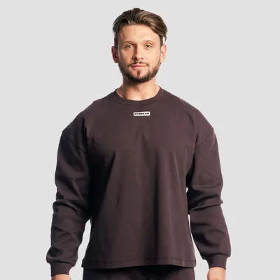Muški pulover Aura Tee Brown - GymBeam