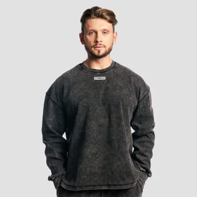 Dukserica Aura Washed Black - GymBeam