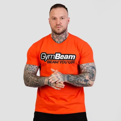 Muška majica Beam Orange - GymBeam