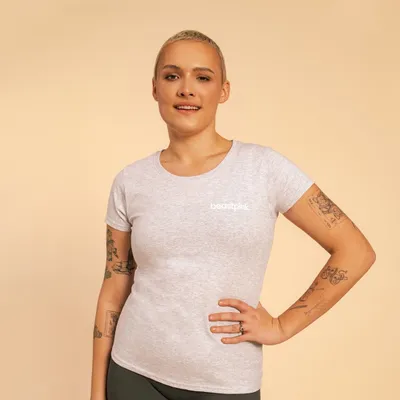 Ženska majica BeastPink Heather Grey - BeastPink