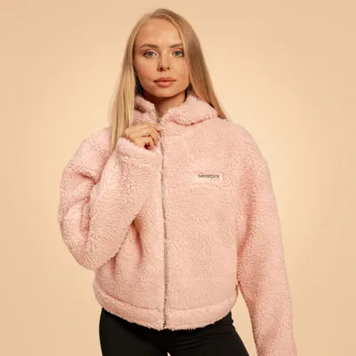 Ženska jakna Hoodie Bliss Pink - BeastPink