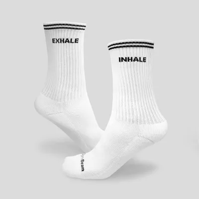 Čarape Breathe White - GymBeam