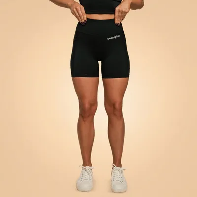 Ženske kratke hlače Breeze Black - BeastPink