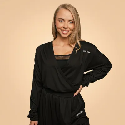 Ženska majica Breeze Black - BeastPink