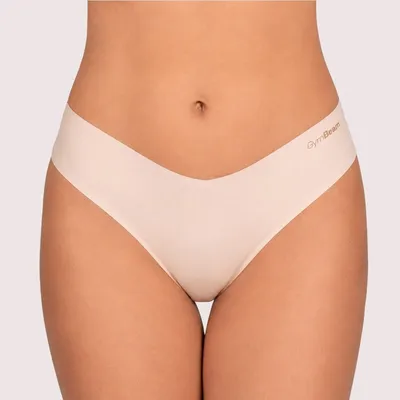 Gaćice Comfy Seamless 3Pack Beige - GymBeam