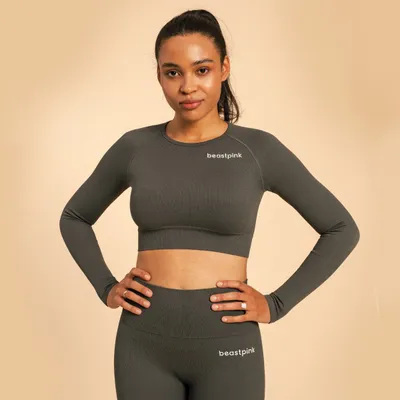 Ženski CropTop Hyper Shadow - BeastPink