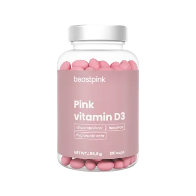 Pink Vitamin D3 2000 IU - BeastPink