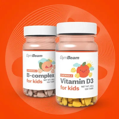 Vitamin D3 pastile za djecu 400 IU - GymBeam