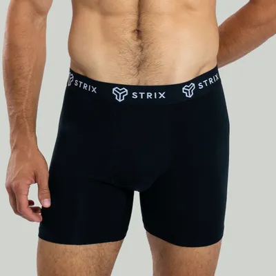 Muške bokserice Essential 2 Pack Black - STRIX