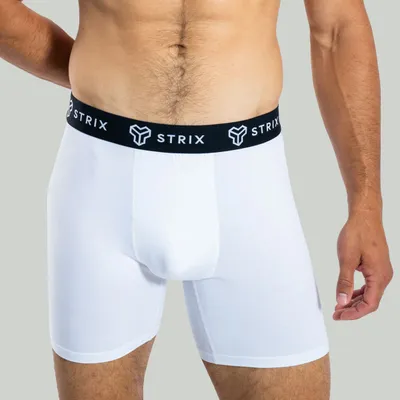 Muške bokserice Essential 2 Pack White - STRIX