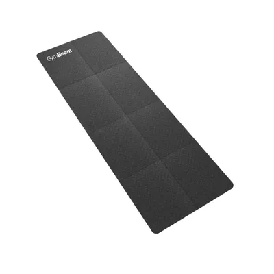 Folding Yoga Mat Black - GymBeam