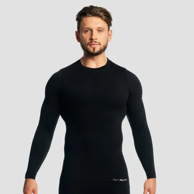 Majica dugih rukava Fuse Black - GymBeam