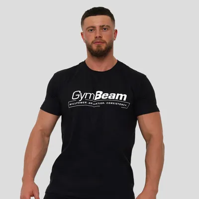 Muška majica Willpower Black - GymBeam
