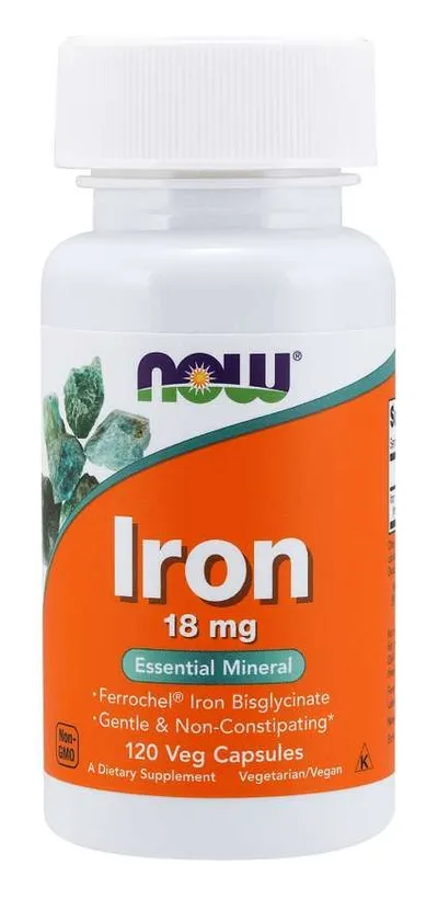 Željezo 18 mg  - NOW Foods