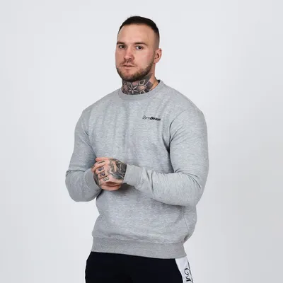 Muška dukserica Basic Grey – GymBeam