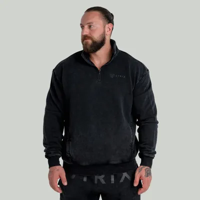 Muška dukserica Washed Black - STRIX